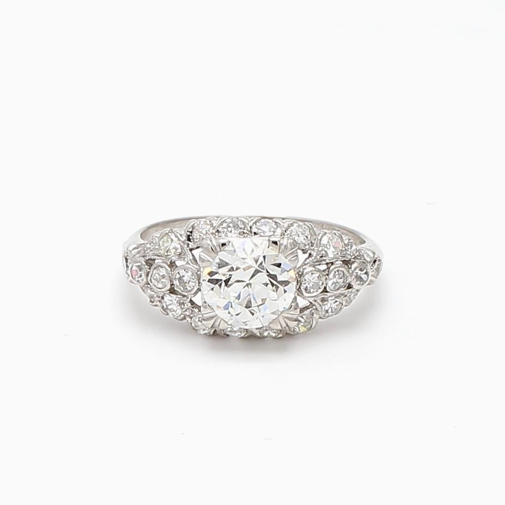 Title:
1.67 Carat Circular Brilliant Cut J VS2 and Round Brilliant J VS2 Diamond Platinum Engagement Ring
Style:
Engagement
Metal:
Platinum
Gemstone 1:
1.19 Carat Diamond
Number of Stones:
1
Color:
J
Clarity:
VS2
Shape:
Circular Brilliant
