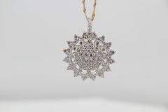 1,67 Karat Diamant-Anhänger aus 18 Karat Gold