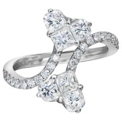 1.67 Carat Heart-Shaped Diamond Ring in 18k White Gold