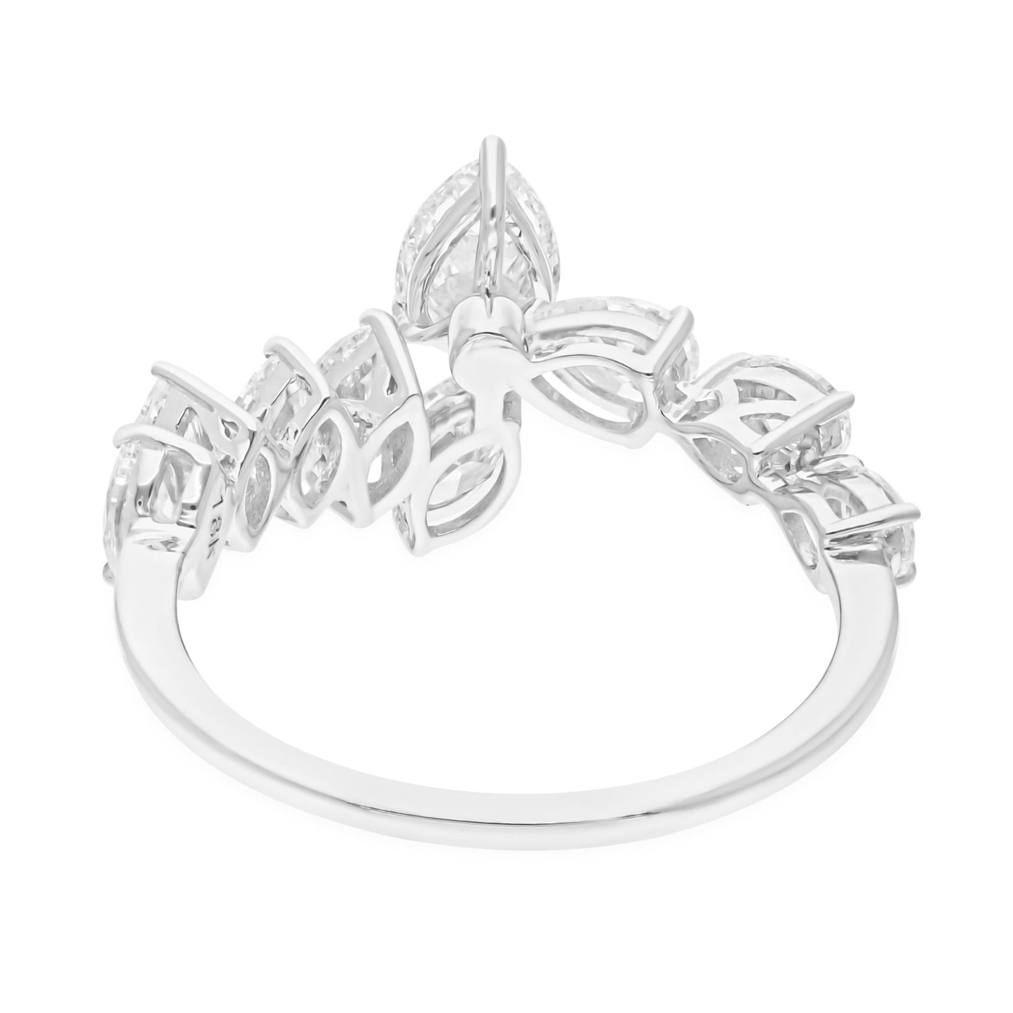 in vendita:  Anello di fidanzamento con diamante reale da 1,67 carati Tutte le tariffe pagate in oro bianco 14K 4