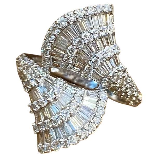 1.67 Carats Natural Diamonds Gold Fashion Gold Ring