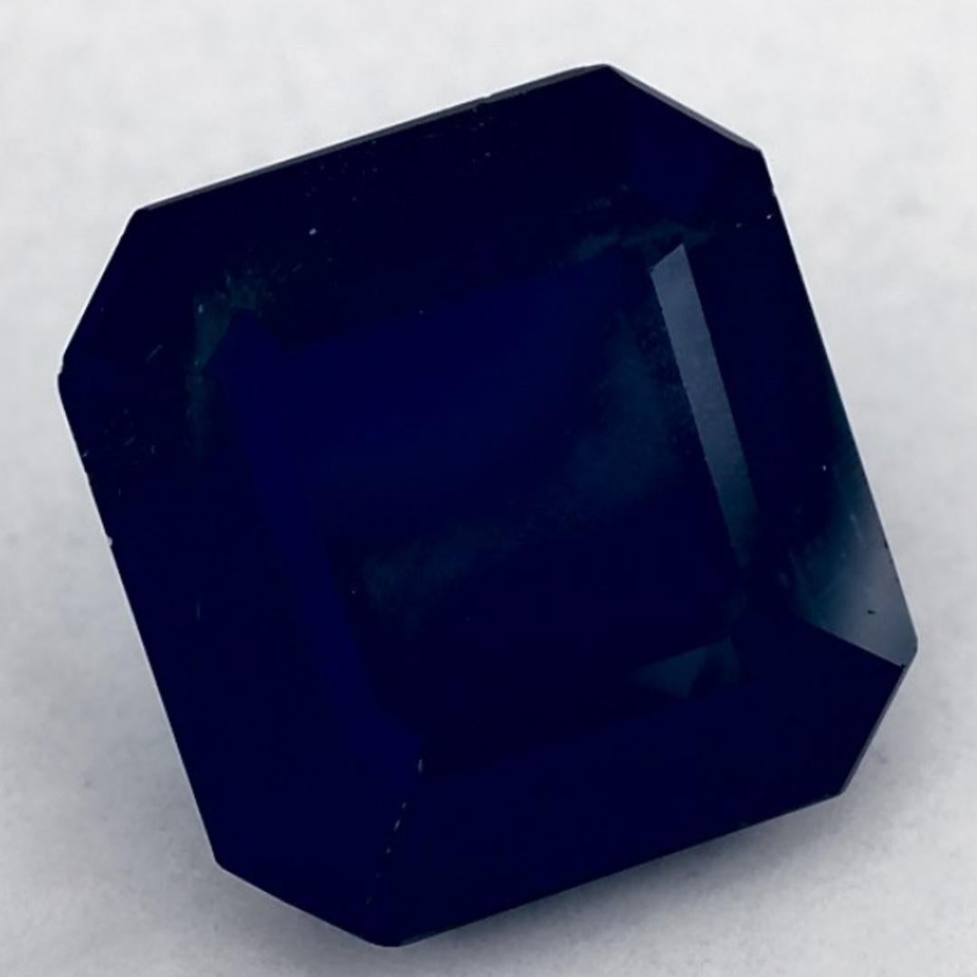 De las mujeres 1.67 qt Zafiro Azul Octágono Gema Suelta en venta