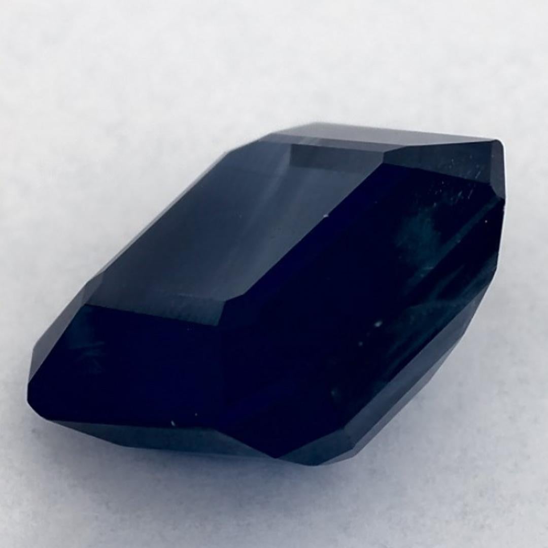 1.67 qt Zafiro Azul Octágono Gema Suelta en venta 2