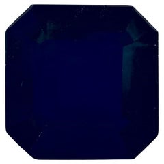 1.67 qt Zafiro Azul Octágono Gema Suelta