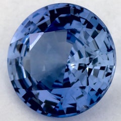 1.67 Ct Blue Sapphire Round Loose Gemstone