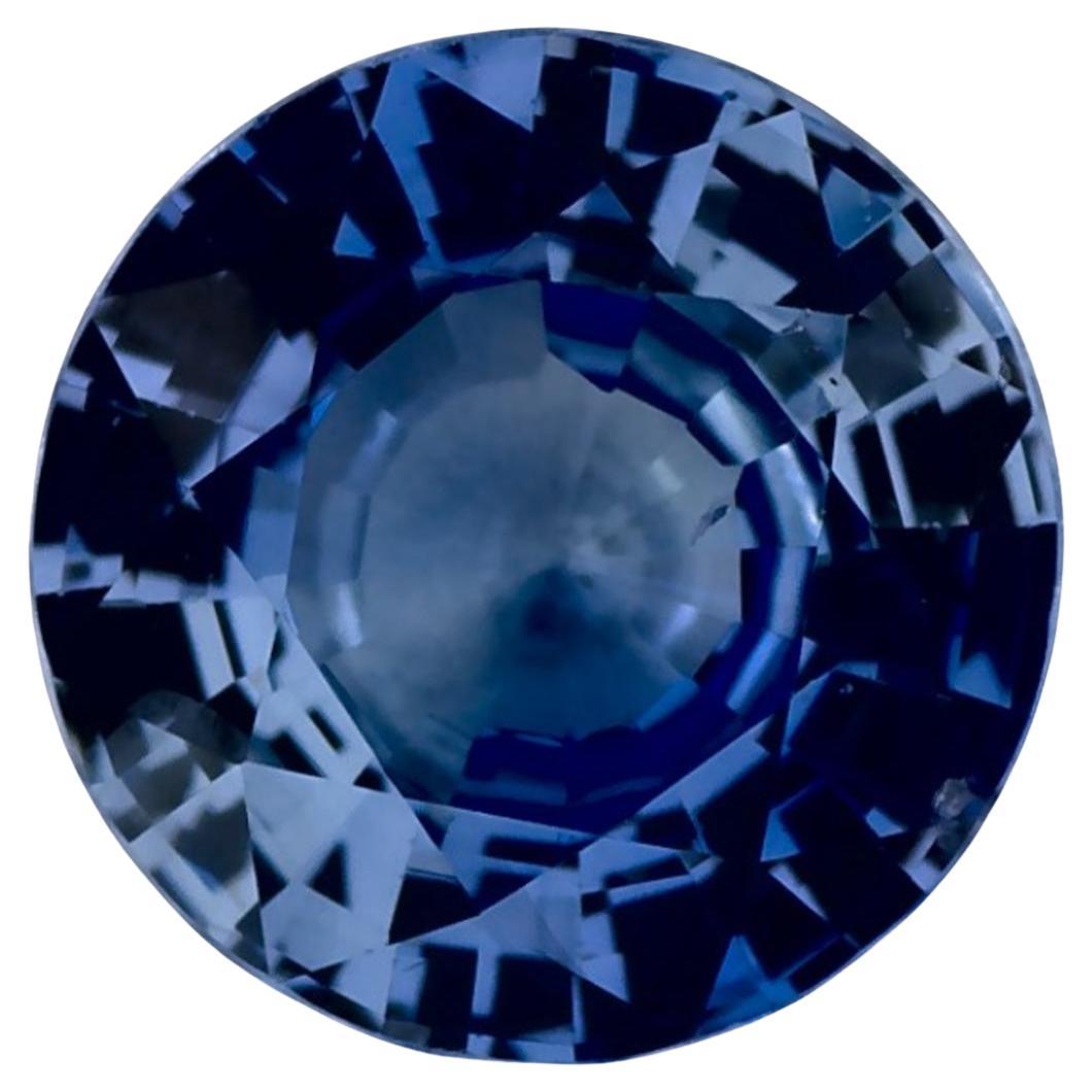 1.67 Ct Blue Sapphire Round Loose Gemstone (pierre précieuse en vrac)