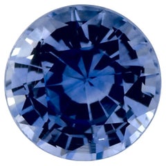1.67 Karat Blauer runder Saphir, loser Edelstein