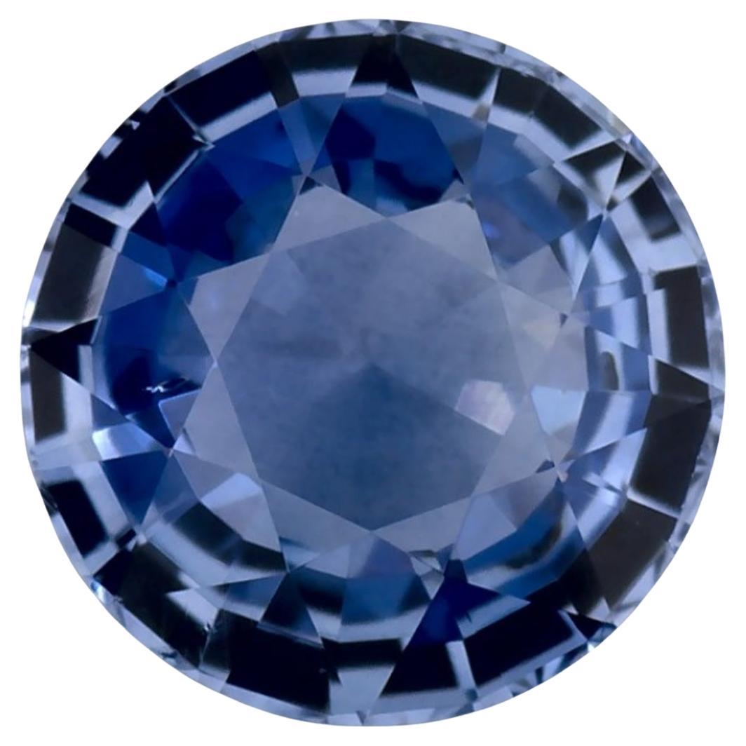 1.67 Ct Blue Sapphire Round Loose Gemstone
