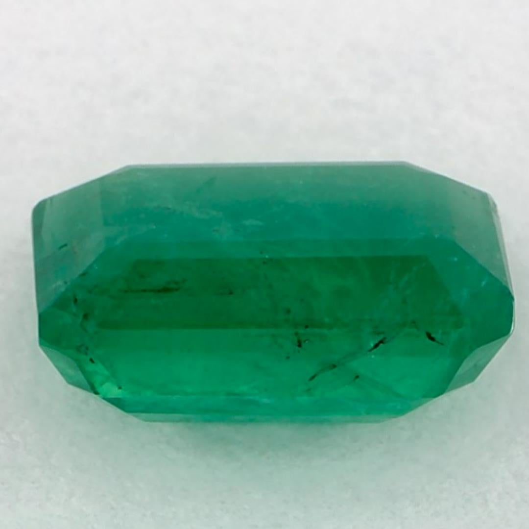 Taille octogone 1.67 Ct Emerald Octagon Loose Gemstone (pierre précieuse en vrac) en vente