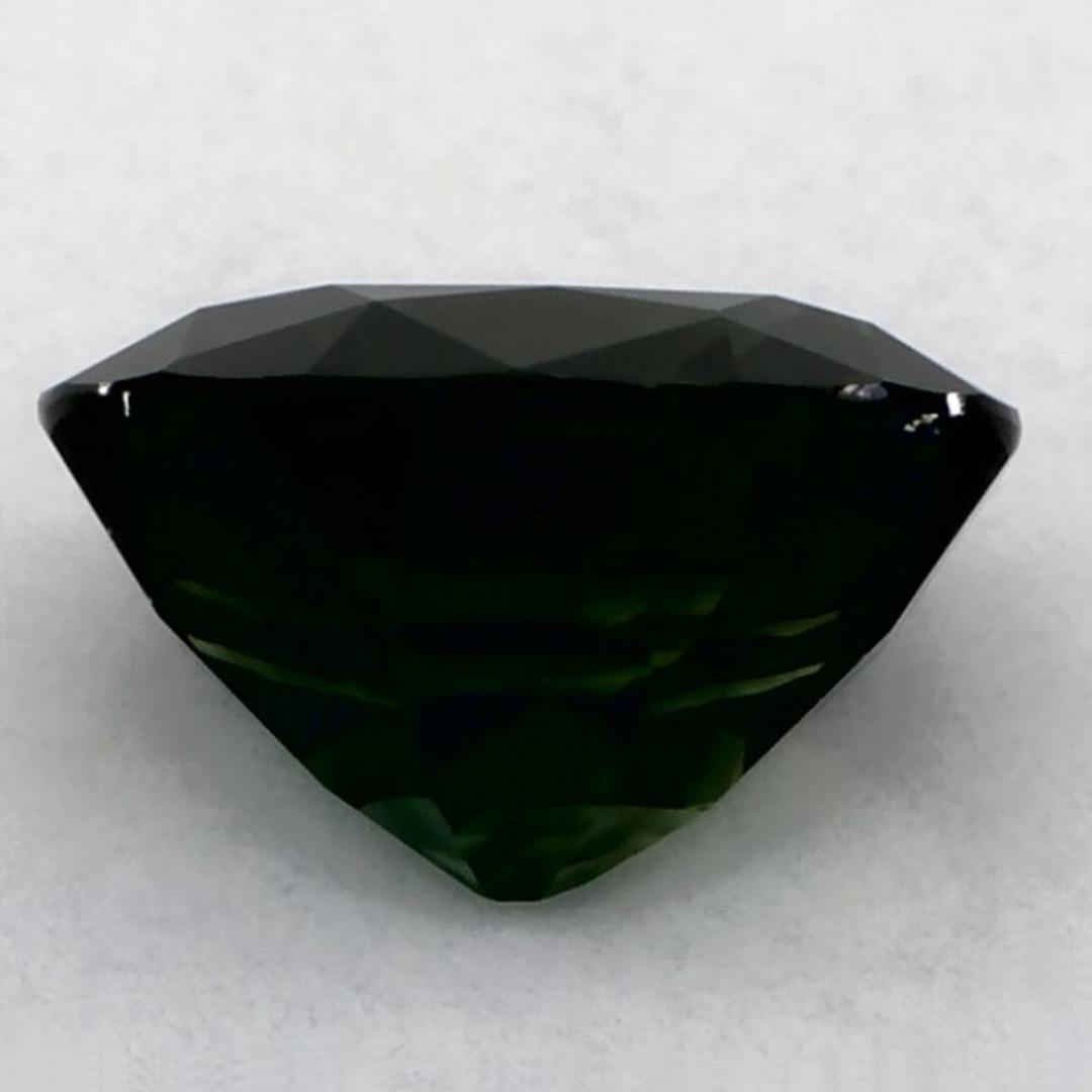 1.67 Ct Green Sapphire Oval Certified Loose Gemstone (Saphir vert ovale certifié) Neuf - En vente à Fort Lee, NJ