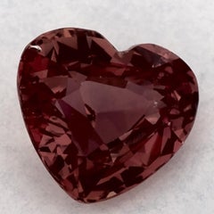 1.67 Ct Pink Sapphire Heart Loose Gemstone