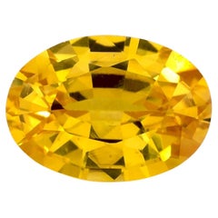 1.67 carati di zaffiro giallo ovale sfuso