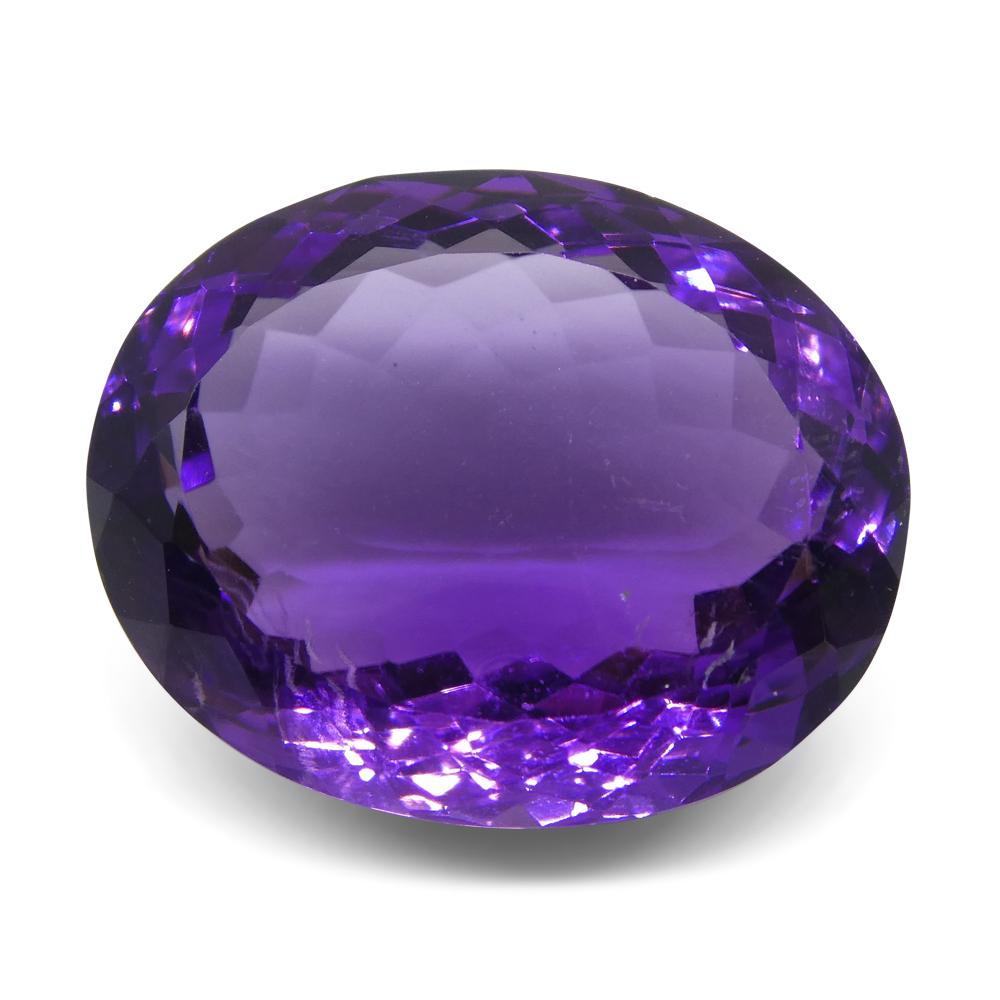 16.72 ct Oval Amethyst In New Condition For Sale In Toronto, Ontario
