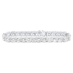 Diana M. 16.73 Carat '0.50 Carat Each Stone' Diamond Tennis Bracelet