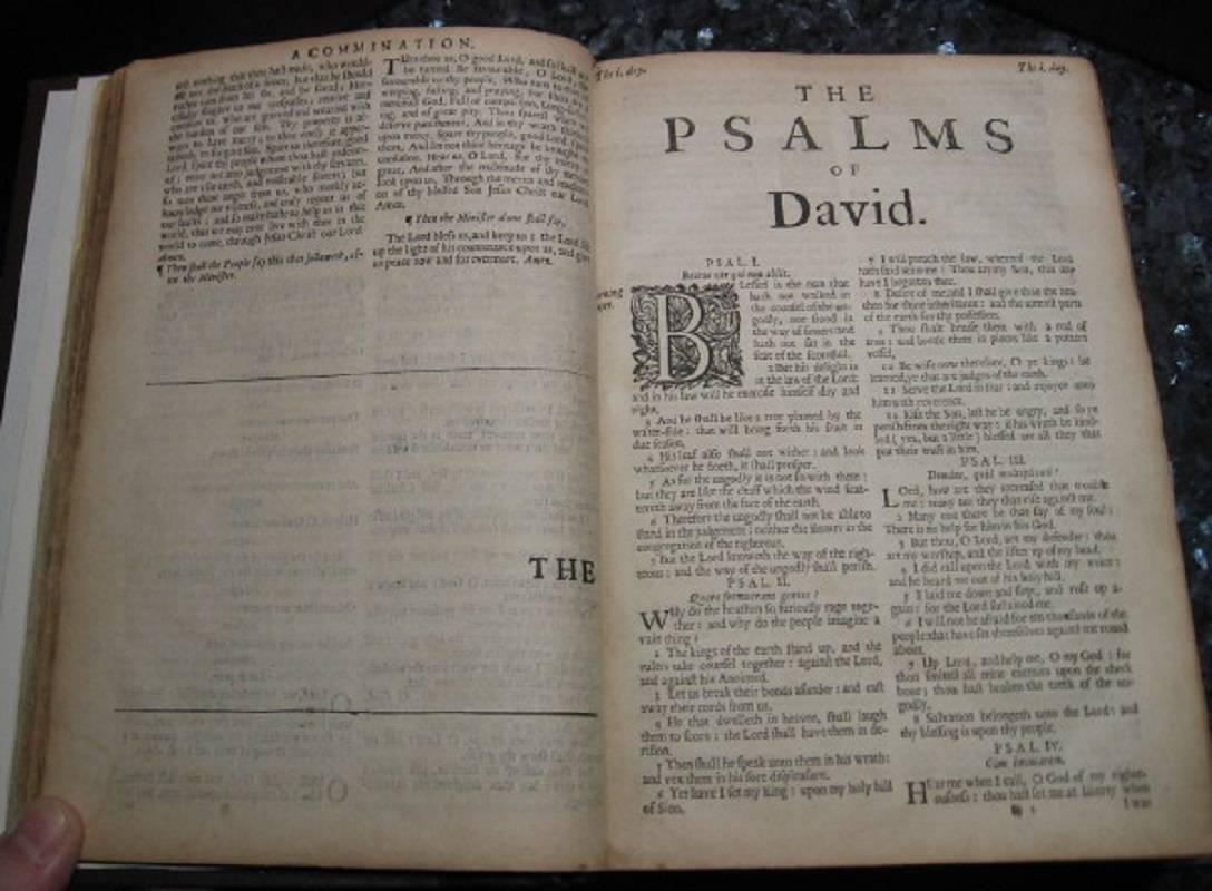 1675 King James Bible Cambridge Complete Illustrated 178 Van Hove Engravings For Sale 2