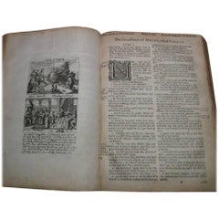 Antique 1675 King James Bible Cambridge Complete Illustrated 178 Van Hove Engravings