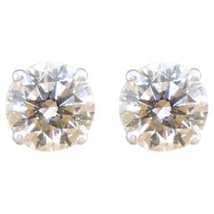 1.67ct Diamond Stud Earrings in 18ct White Gold