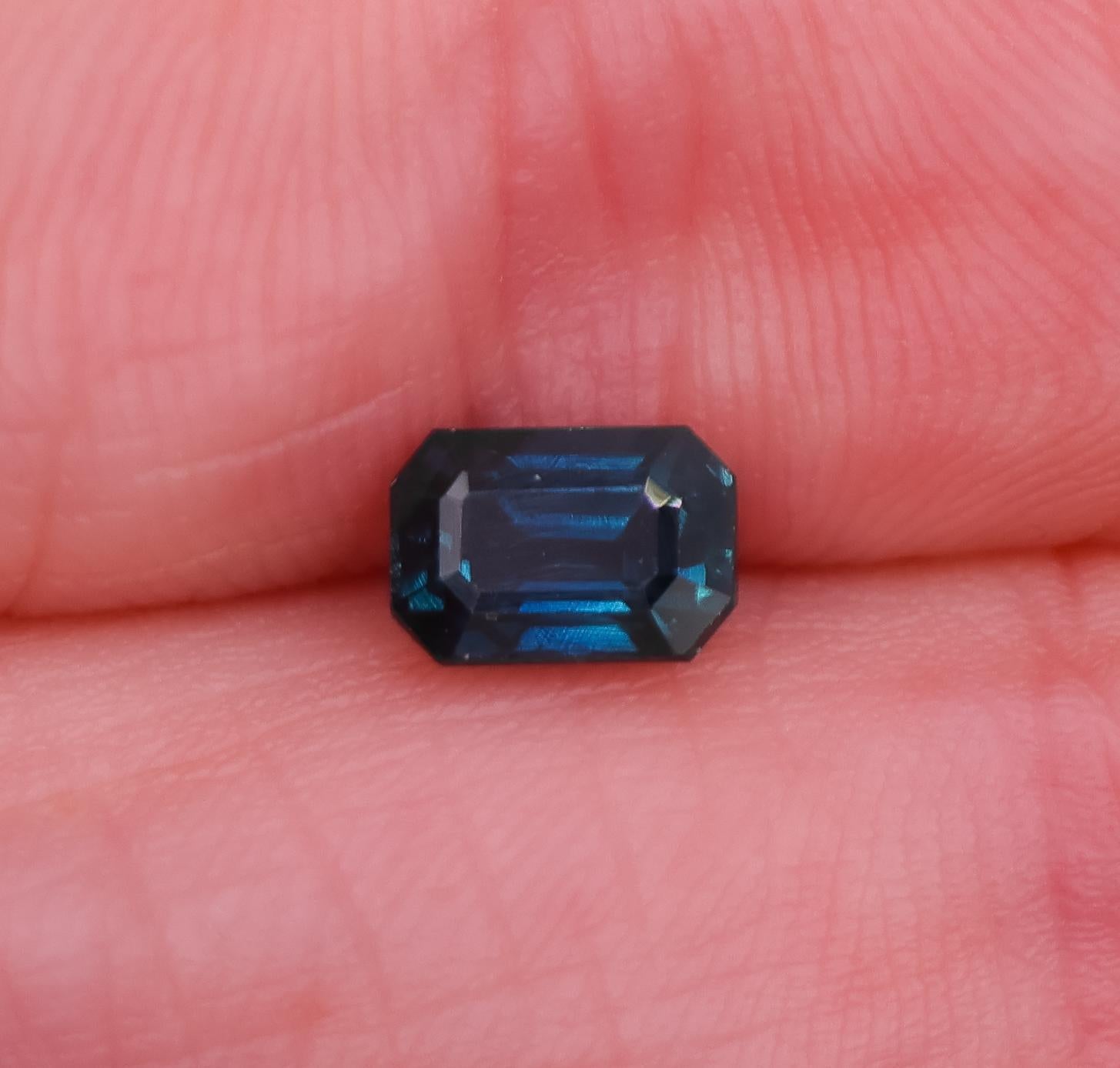 Presenting a 1.68 carat Sapphire gemstone! Blue Sapphire is a precious gemstone renowned for its vibrant blue hue. This gemstone is cherished not only for their beauty but also for their durability and timeless appeal, making them a popular choice