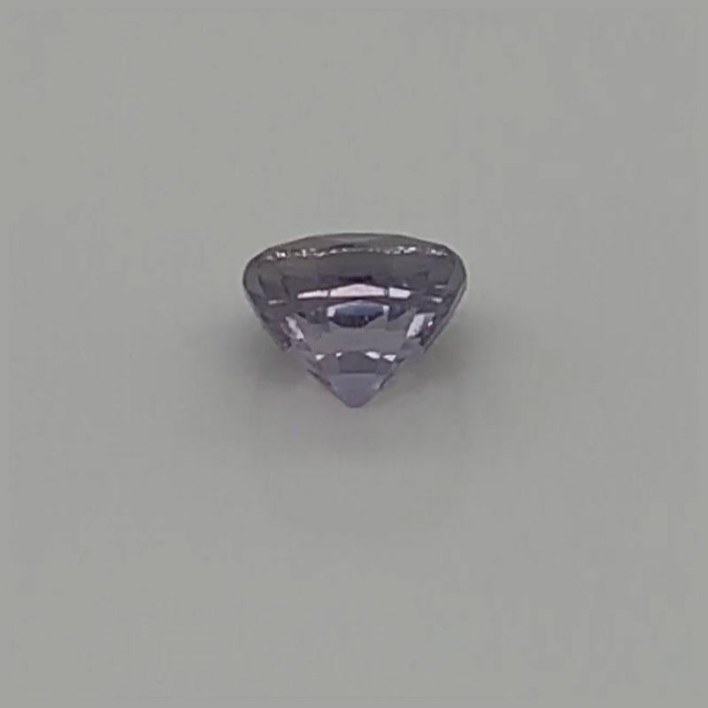 1.68 Carat Cushion Shape Light Purple Sapphire GIA Certified Unheated In New Condition For Sale In San Francisco, CA