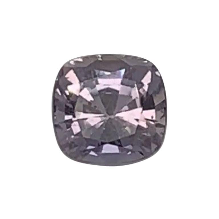 1.68 Carat Cushion Shape Light Purple Sapphire GIA Certified Unheated For Sale