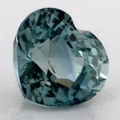 1.68 Ct Blue Sapphire Heart Loose Gemstone