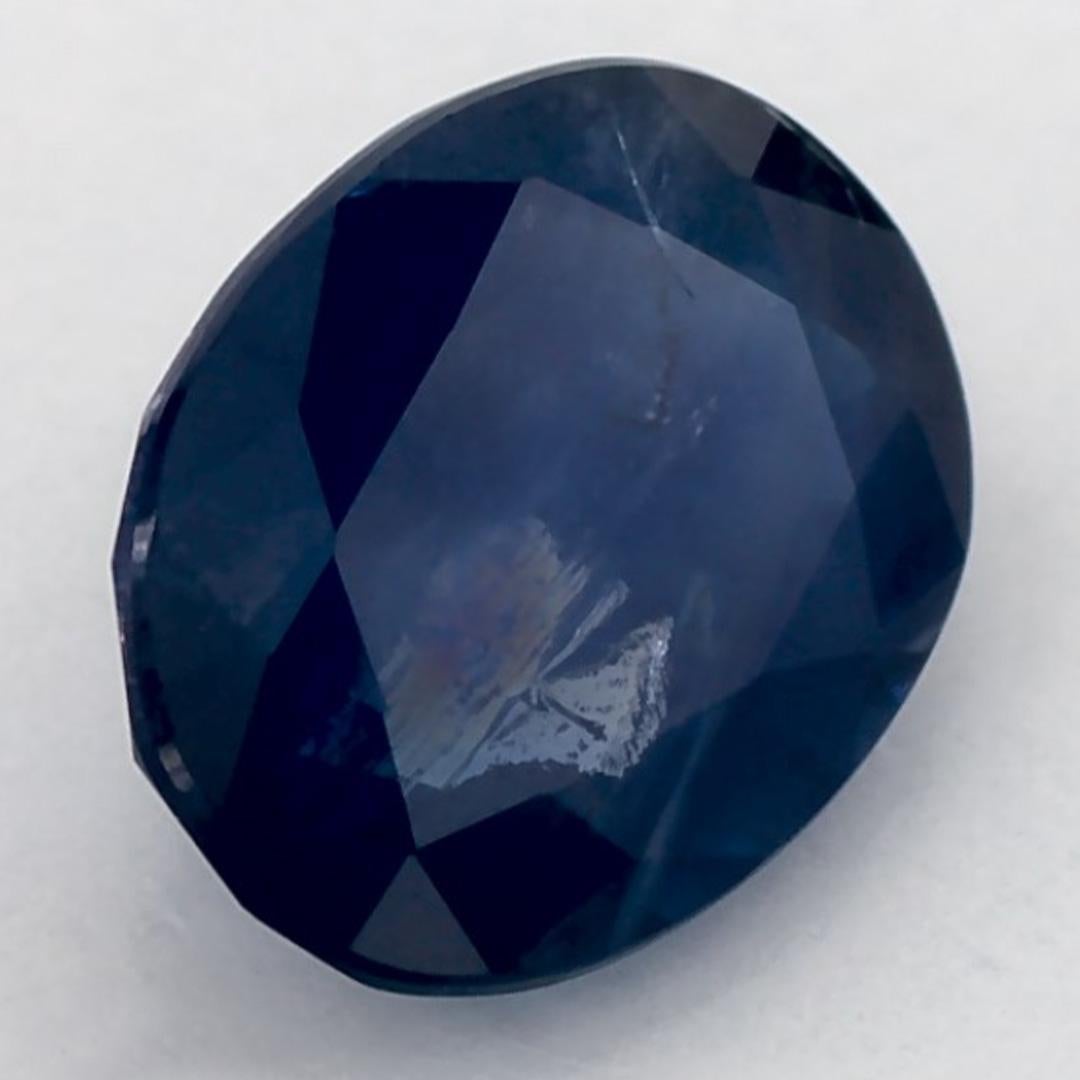 1.68 carati di zaffiro blu ovale sfuso In condizioni Nuovo in vendita a Fort Lee, NJ