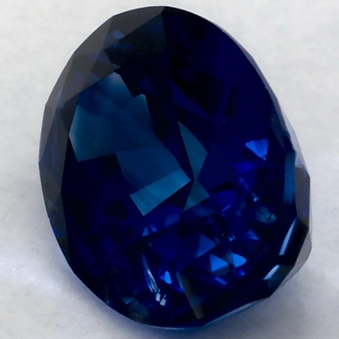 1.68 Ct Blue Sapphire Oval Loose Gemstone (pierre précieuse en vrac) Pour femmes en vente