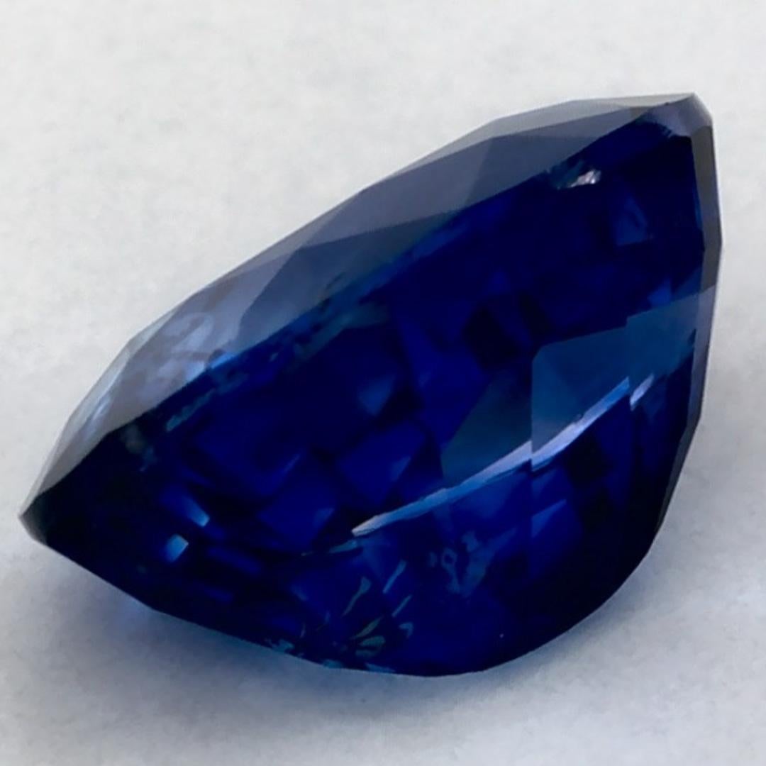 1.68 Ct Blue Sapphire Oval Loose Gemstone (pierre précieuse en vrac) en vente 3