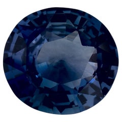 1.68 Ct Blue Sapphire Oval Loose Gemstone
