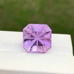 16,80 Karat Natürlicher loser Amethyst Quadratische Form Edelstein für Halskette