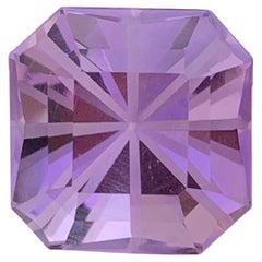 16,80 Karat Natürlicher loser Amethyst Quadratische Form Edelstein für Halskette