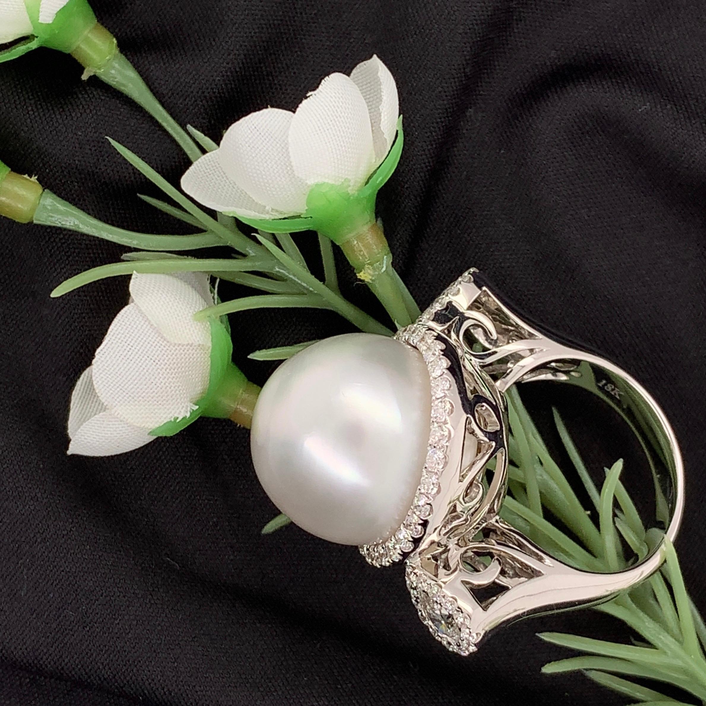 Cultured South Sea Pearl Ring For Sale 2