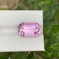 16,85 Carati Nature sciolto rosa caldo Kunzite pietra taglio smeraldo Gemma afgana