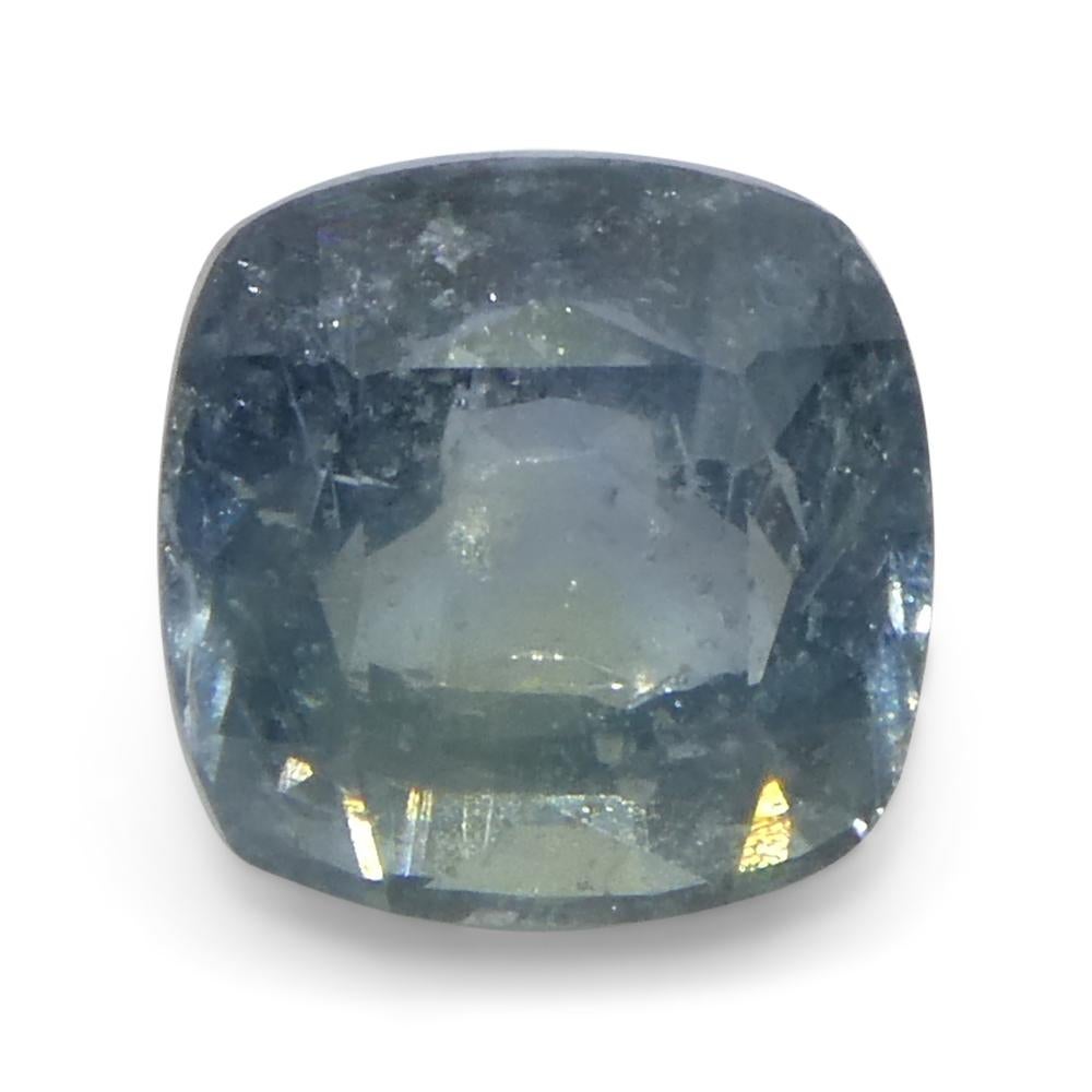 Saphir sarcelle bleu-vert de Tanzanie de 1,68ct en forme de coussin Neuf - En vente à Toronto, Ontario