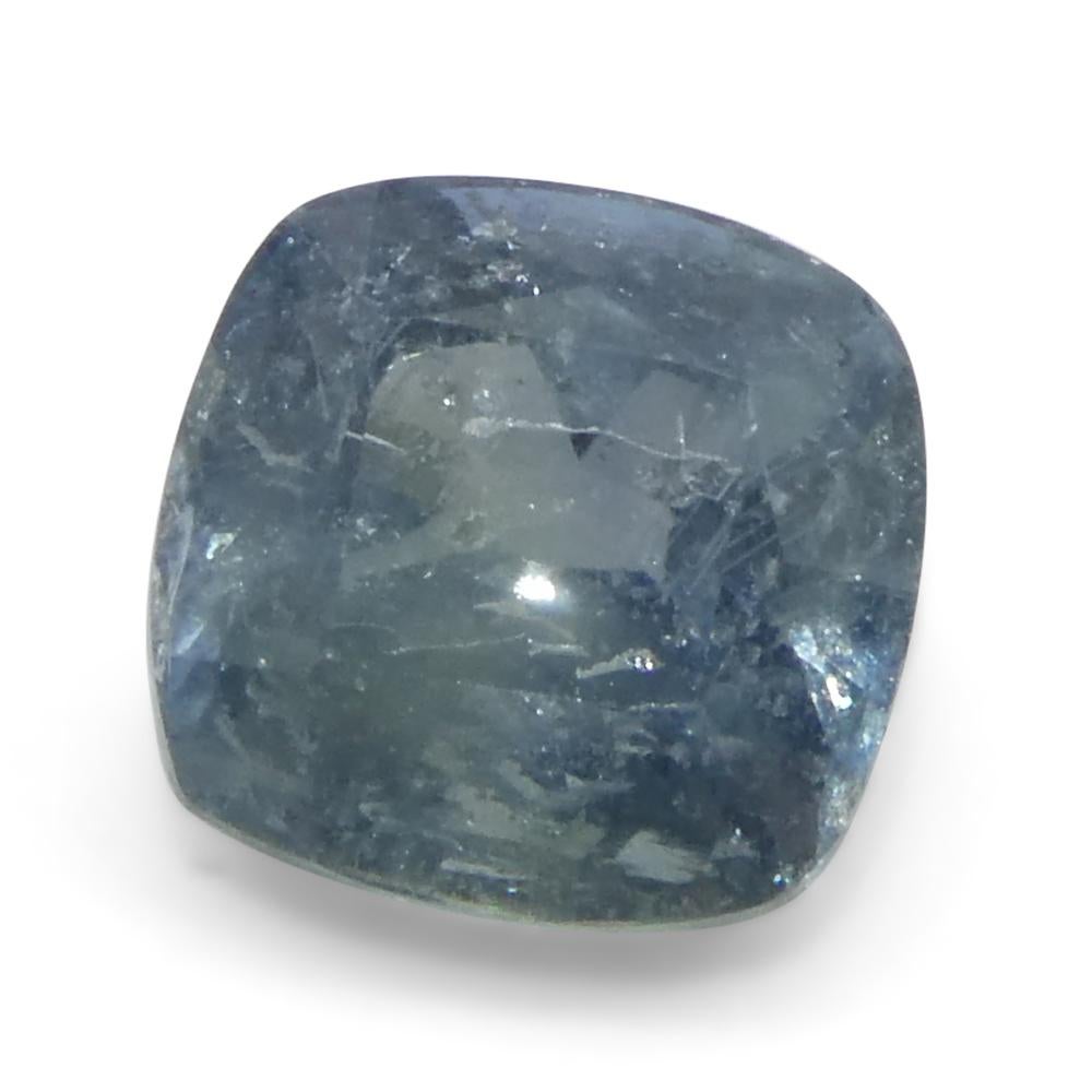 Saphir sarcelle bleu-vert de Tanzanie de 1,68ct en forme de coussin en vente 2