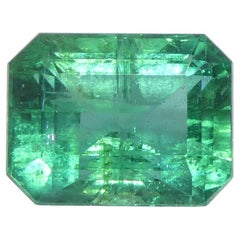 1.68ct Octagonal/Emerald Cut Green Emerald from Zambia