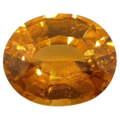 Granate Fanta Naranja Mandarina Oval de Namibia de 1.68ct