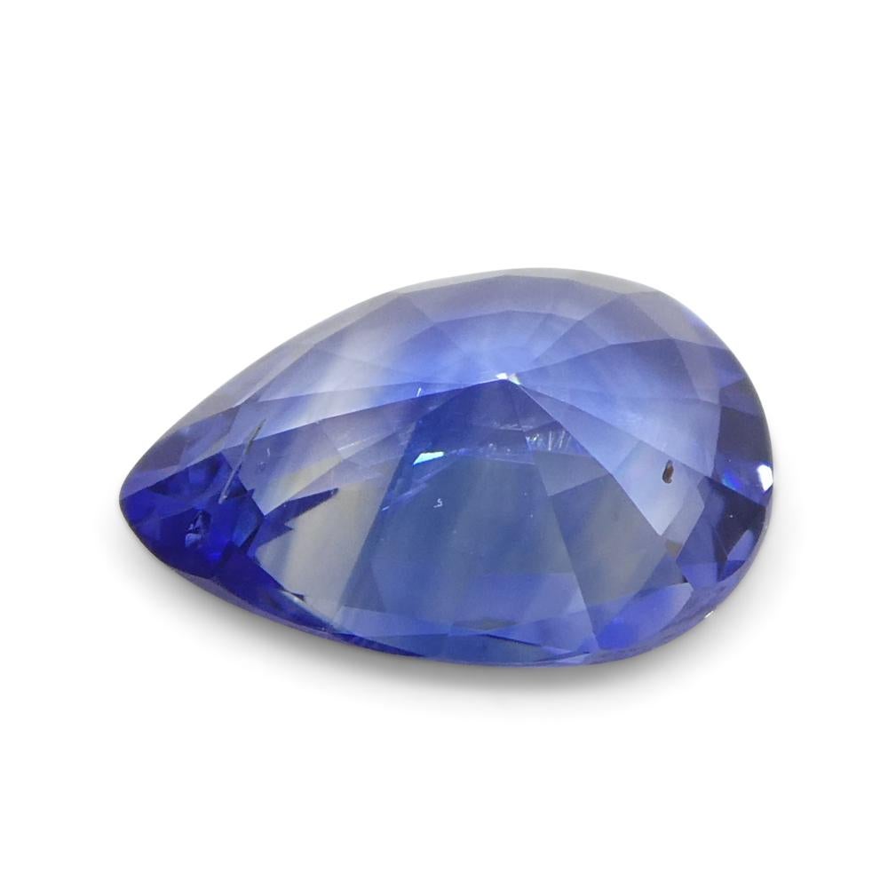 1.68ct Pear Blue Sapphire from Sri Lanka For Sale 7