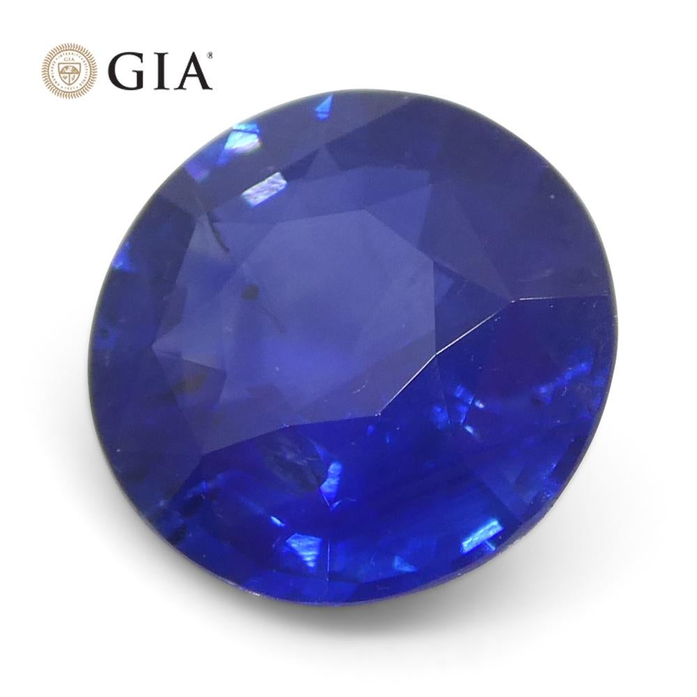 1.68ct Round Blue Sapphire GIA Certified Sri Lanka   For Sale 5