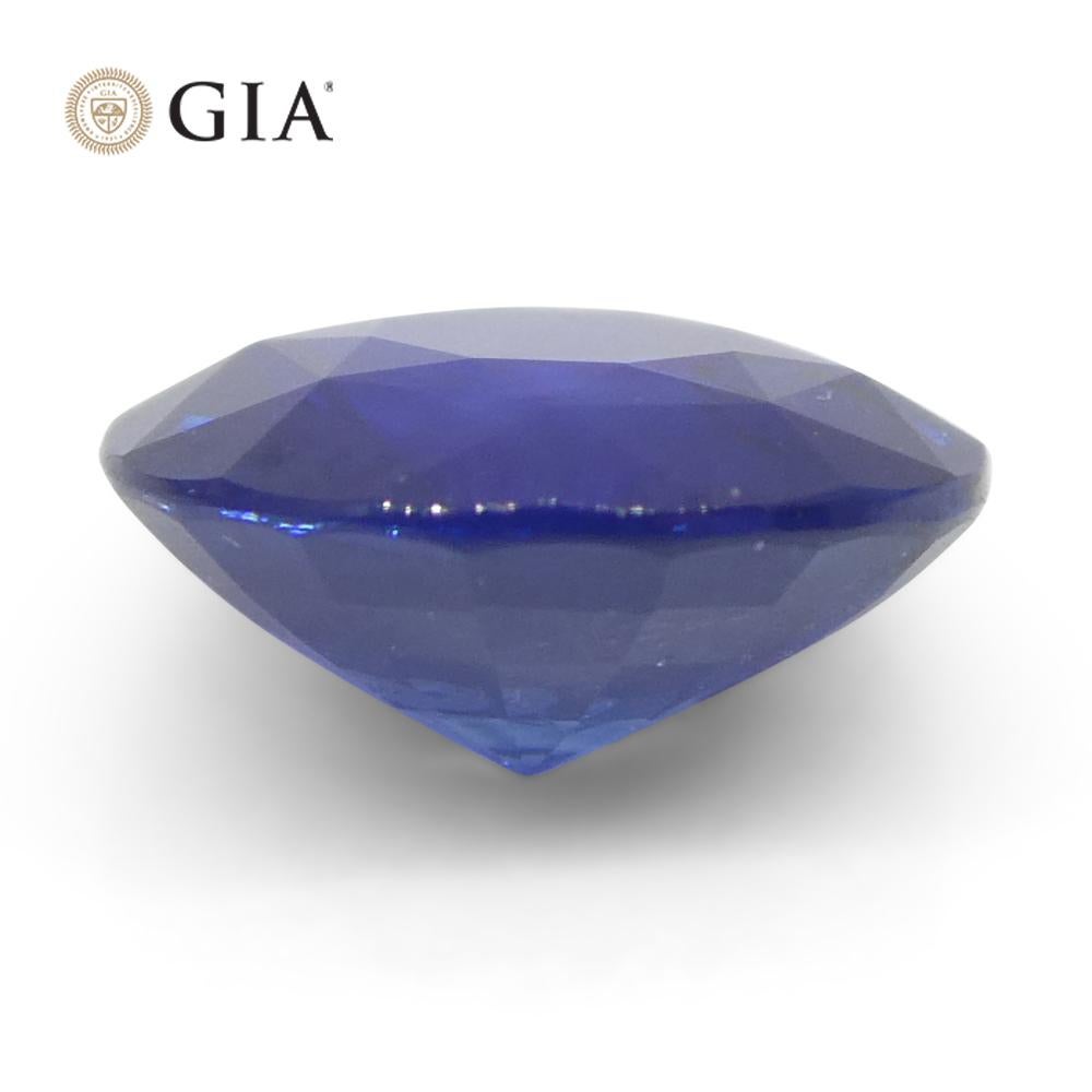 1.68 Karat runder blauer Saphir GIA zertifiziert Sri Lanka   im Angebot 3