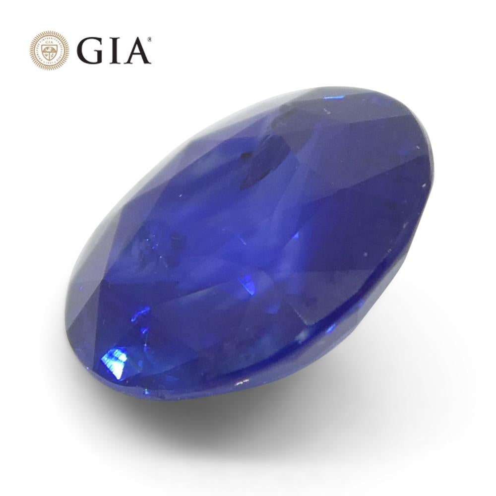 1.68 Karat runder blauer Saphir GIA zertifiziert Sri Lanka   im Angebot 4