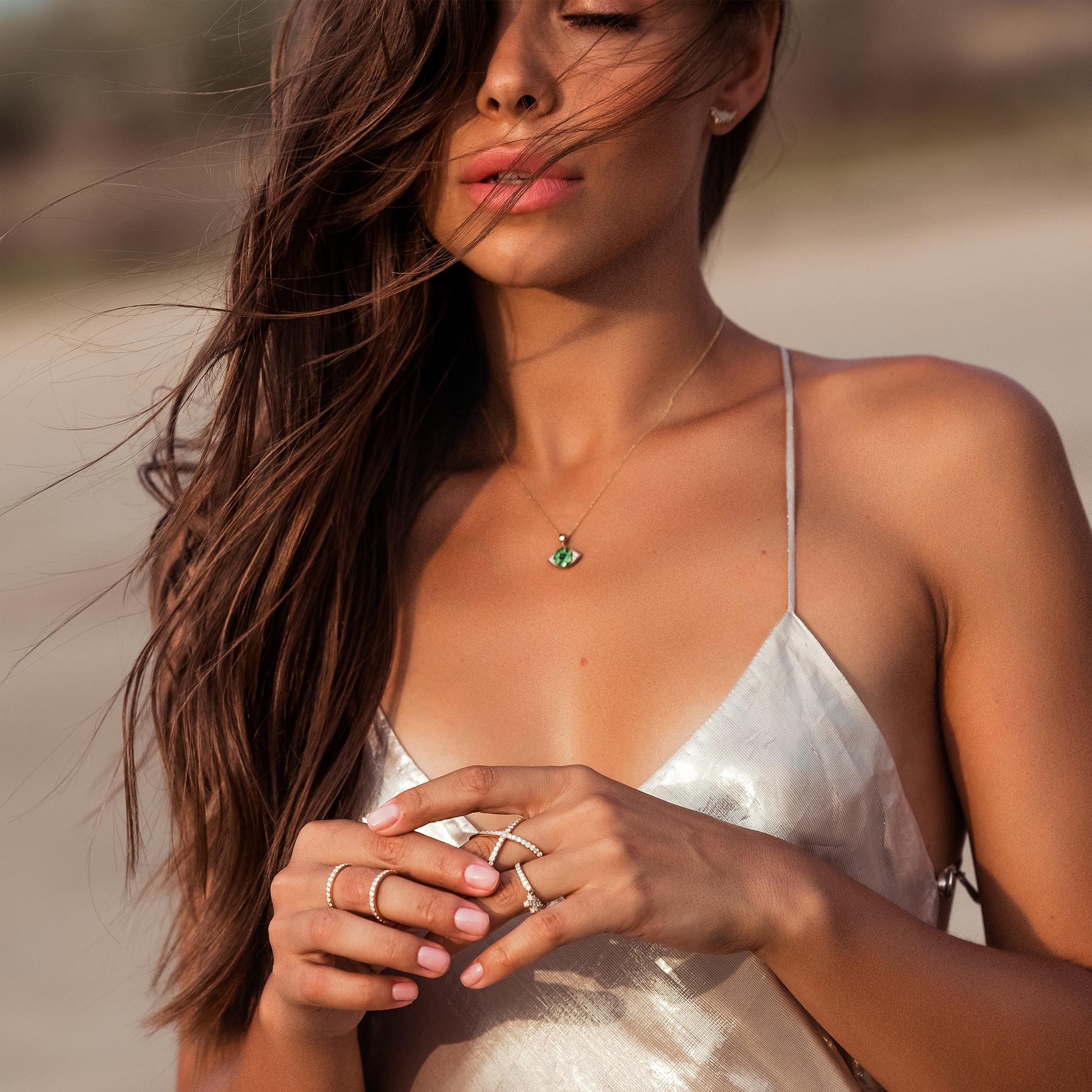 Part of Sybarite’s Little Treasures collection, this ring—set with white diamonds and available in yellow or white gold—has been designed with the gift of giving in mind. From time taken choosing the perfect piece to gift, to a grateful reception,