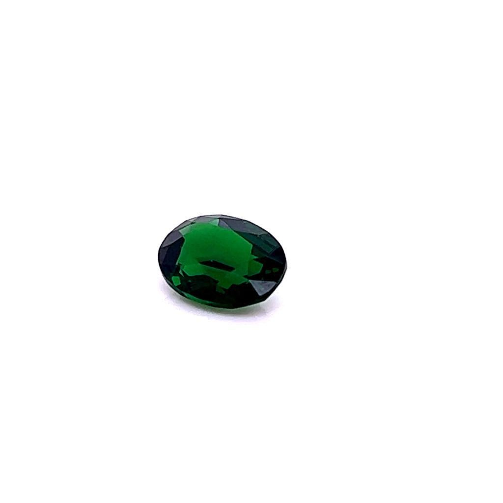 1.69 Carat Oval cut Tsavorite Garnet.

This exquisite Oval Tsavorite Garnet weighs 1.69 Carats and has rich, intense green hues. It measures 8.6mm by 6.5mm by 4.0mm.

It is the perfect candidate for a collection of precious gemstones.

If you would