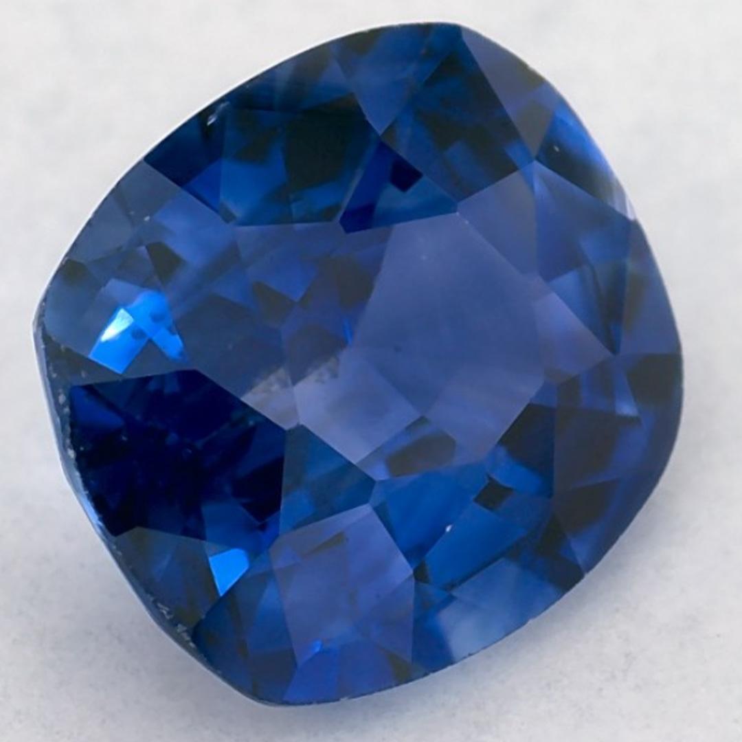 1.69 qt Zafiro Azul Cushion Gema Suelta Corte cojín en venta