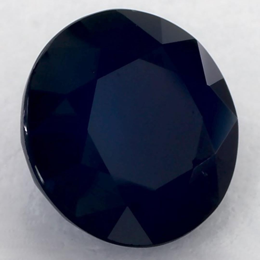 1.69 Ct Blue Sapphire Round Loose Gemstone (pierre précieuse en vrac) Neuf - En vente à Fort Lee, NJ