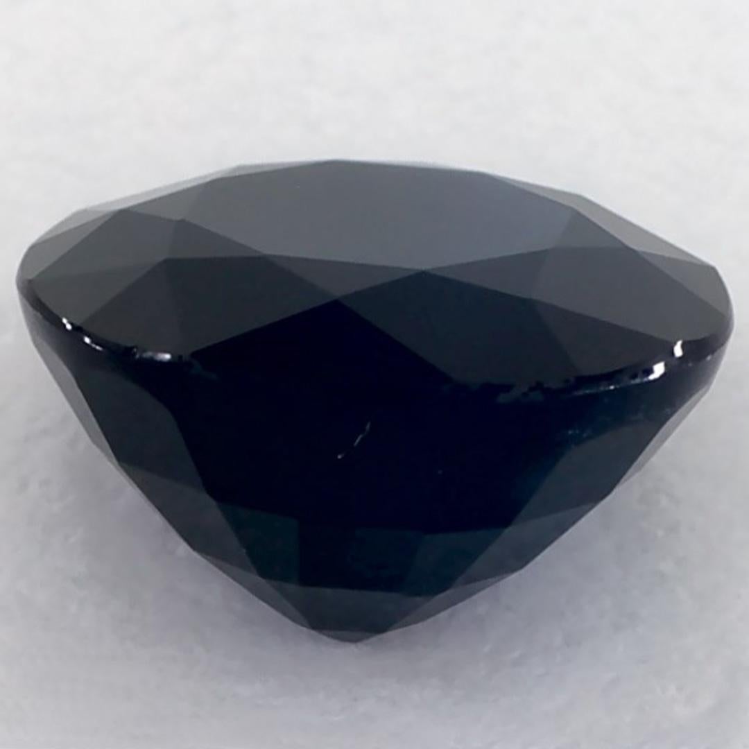 1.69 Ct Blue Sapphire Round Loose Gemstone (pierre précieuse en vrac) en vente 3