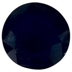 1.69 Ct Blue Sapphire Round Loose Gemstone