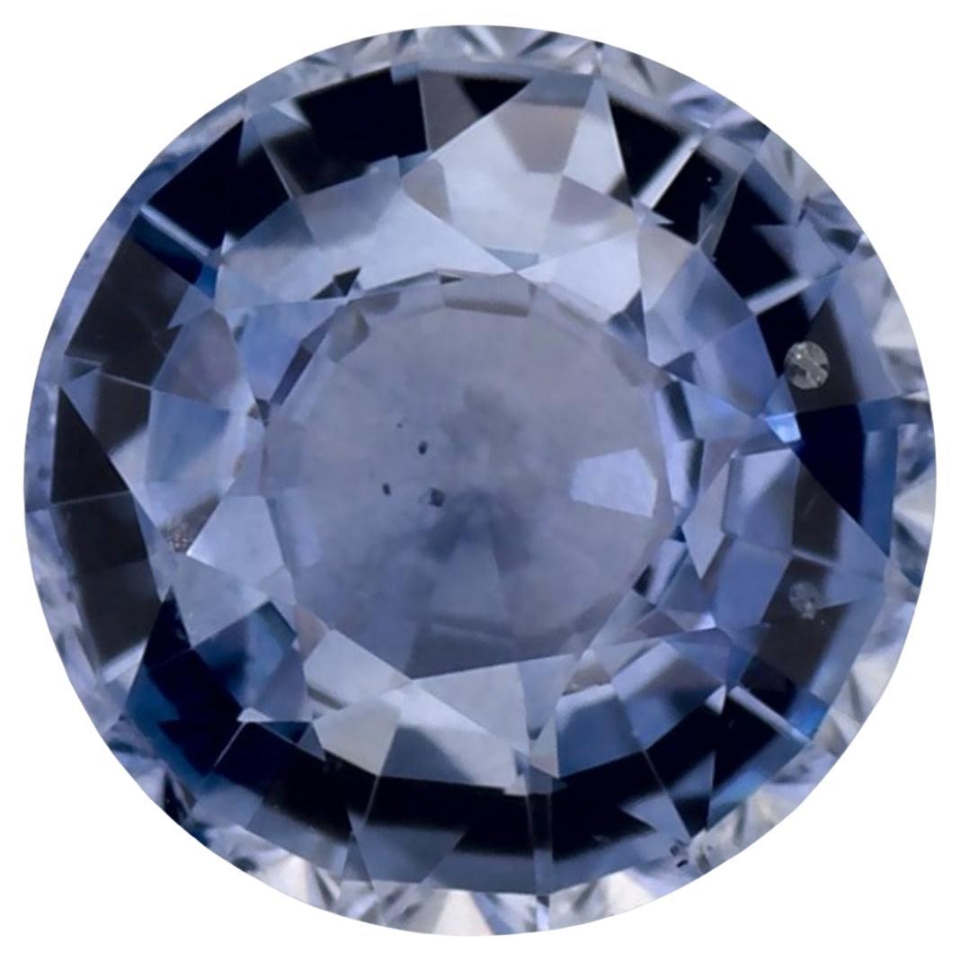 1.69 Ct Blue Sapphire Round Loose Gemstone For Sale