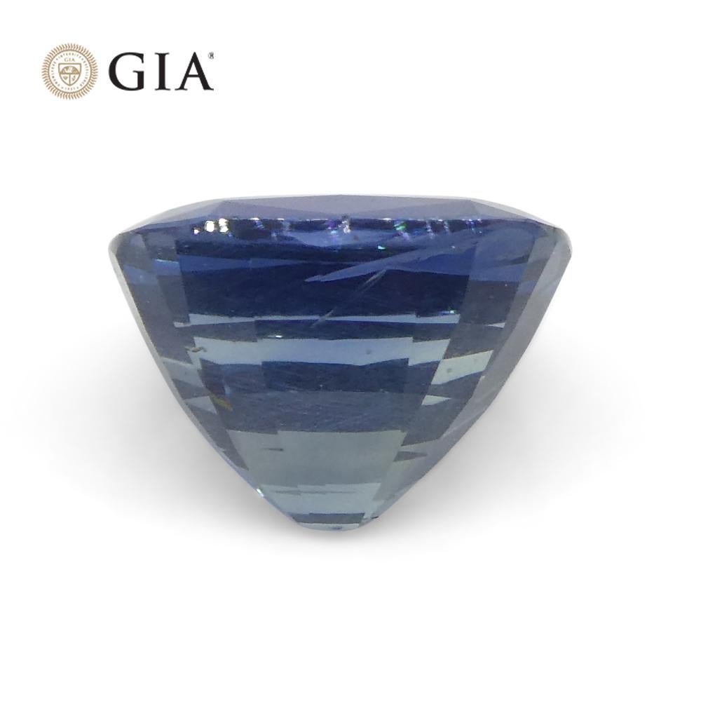 1.69 Ct Bright Blue Sapphire Cushion GIA Certified Unheated For Sale 7