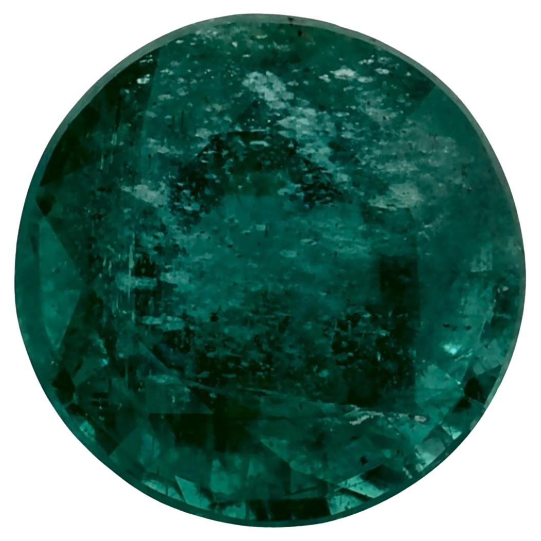 1.69 Ct Emerald Round Loose Gemstone (pierre précieuse en vrac)